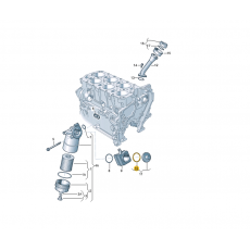 Масляный радиатор резинка VAG 038117070