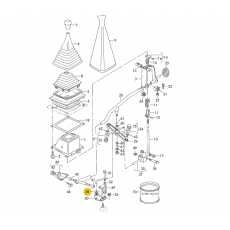 Механизм переключения передач: втулка VAG 171711181