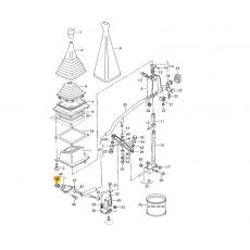 Механизм переключения передач: втулка VAG 701711166