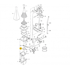 Механизм переключения передач: кронштейн VAG 701711015A