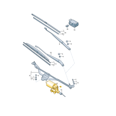 Мотор дворников JP Group 1198201900