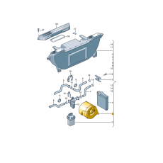 Мотор печки задний VAG 2D0959101