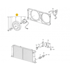 Мотор радиатора основной VAG 701959455J