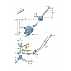 Рычаг переключения передач малый втулка VAG 1J0711067L