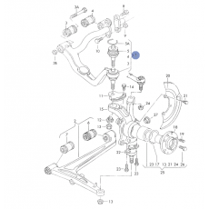 Рычаг верхний L VAG 701407021C Б/У