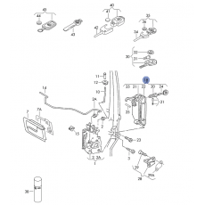 Ручка передний двери левая наружная с ключами Dominant AW70108370205