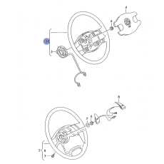 Руль VAG 7D0419091A01C Б/У