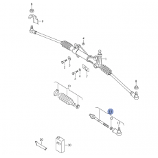Рулевая тяга L/R VAG 2D0422803