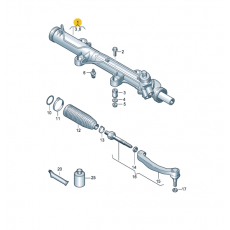 Рулевая рейка VAG 7H1422061M Б/У