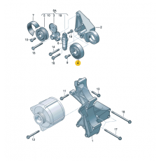 Ролик обводной маленький 2.5 Gates T36462