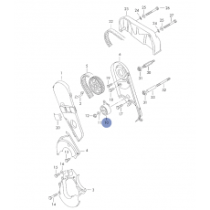 Ролик натяжной ремня ГРМ VAG 074109243E