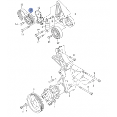 Ролик генератора натяжной 2.5 VAG 076145278
