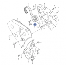 Ролик натяжной ГРМ VAG 028109243F