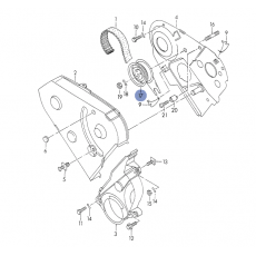 Ролик натяжной ГРМ 1X 120077>>; ABL 029319>>  INA 531025130