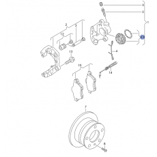 Ремкомплект суппорта заднего LT-35 BOSCH VAG 2D0698671