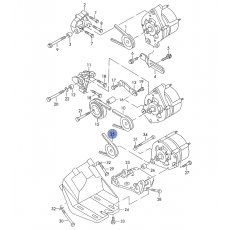 Ремень клиновой кондиционера +2,5E FLENNOR AVX13x1325