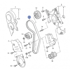 Ремень ГРМ 1,9TDI ANU Z=120 CONTITECH CT1028