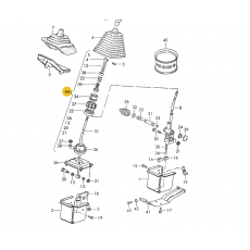 Шарик (ремкомплект) на ручку переключения КПП VAG 1131700810