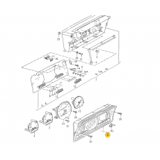 Панель приборов с тахометром VAG 357919053B Б/У