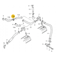 Патрубок воздушный VAG 068906391A