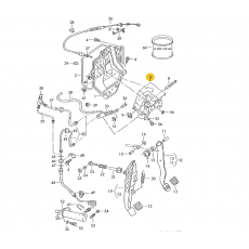 Педальный узел 99>> ACV VAG 7D1721115G Б/У