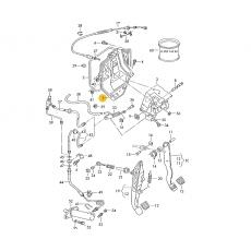 Педальный узел VAG 701721039B Б/У