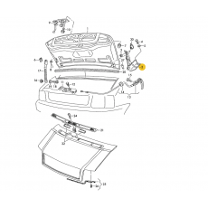 Петля капота R VAG 2D0823302B