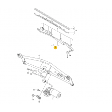 Поводок дворника L VAG 2D195540703C