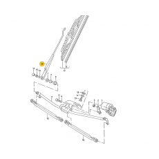 Поводок дворников L VAG 701955409A Б/У