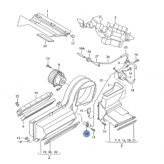 Резистор печки >>2002 VAG 2D0959263