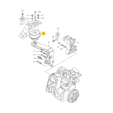 Подушка R AAB ACU AJA AJT APL AVT AET 99>> + АКПП LEMFOERDER 2536901