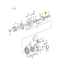 Подшипник генератора задний +Т4 BOSCH 1120905099