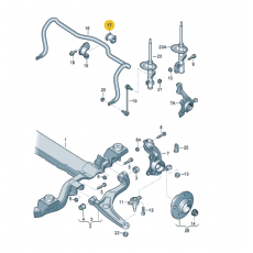 Резинка стабилизатора VAG 7H0411313