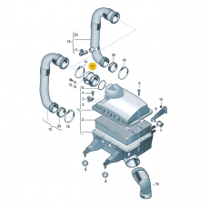 Расходомер воздуха VAG 2E0906461C