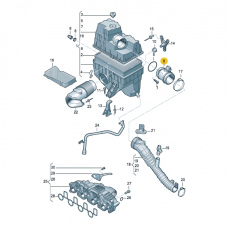 Расходомер воздуха BOSCH 0281002956