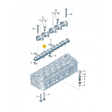 Распредвал 2,5 BNZ BPC Kolbenschmidt 50006110