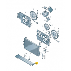 Радиатор рамка VAG 7H0805962B