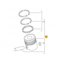 Поршень 79,51 1 штука -- ABL MAHLE 0299600