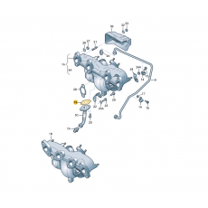 Прокладка возвратной магистрали VAG 028145757