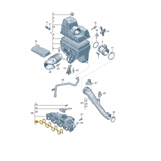 Прокладка впускного коллектора VAG 03L129717E