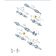 Пыльник на ШРУС наружный 2,5 GKN 303996