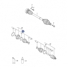 Пыльник на ШРУС задний внутренний комплект GKN 306055