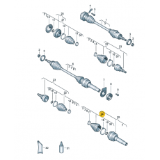 Пыльник на ШРУС внутренней R 1,9 GKN 304838