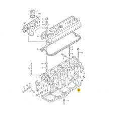 Прокладка головки блока (не металл) 1X,ABL 3 ^ Victor Reinz 61-29000-50