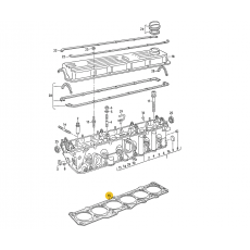Прокладка головки блока 1 ^ 89>> GLASER 00569