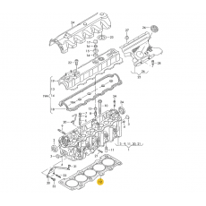 Прокладка головки блока 1 ^ AAB AJUSA 10074200