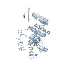 Прокладка на слив турбины 2.0L VAG 03L145757K