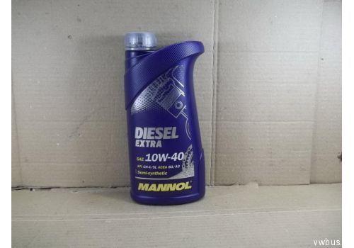 Моторное масло MANNOL DIESEL EXTRA 10W40 1 л полусинтетическое MANNOL 1105