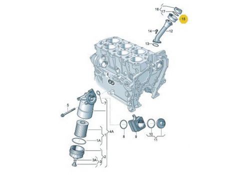 Горловина маслозаливная кольцо VAG 074115315