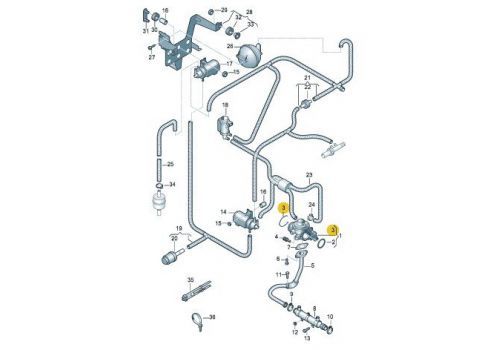 Охладитель наддува воздуха Зажим AXD AXE VAG 1J0145769C